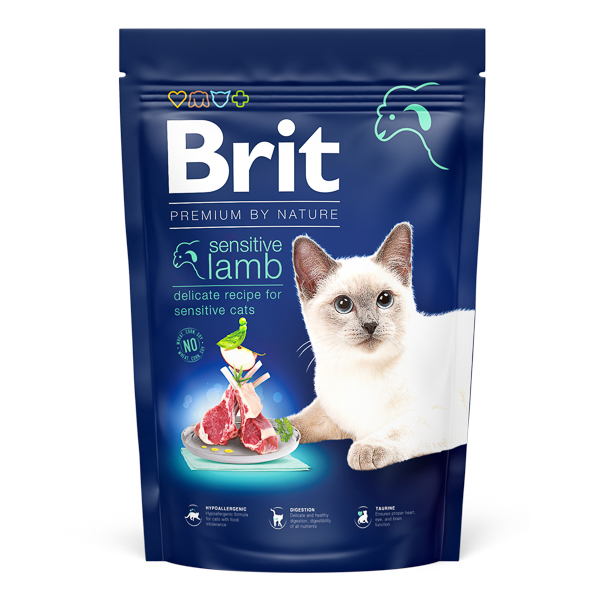 Brit Premium by Nature Cat Sensitive Lamb 800 g [1]
