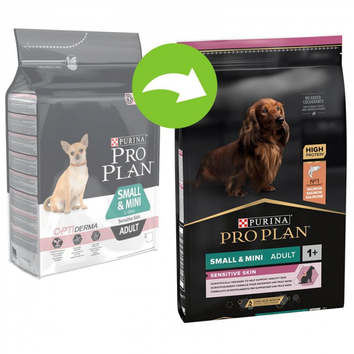 PURINA PRO PLAN Small & Mini Adult Sensitive Skin Somon 3kg [2]
