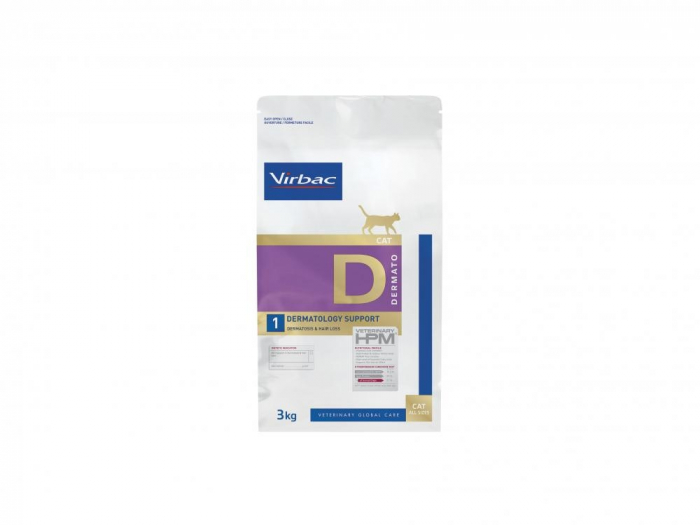 Virbac HPM Cat Dermatology Support 3kg [1]