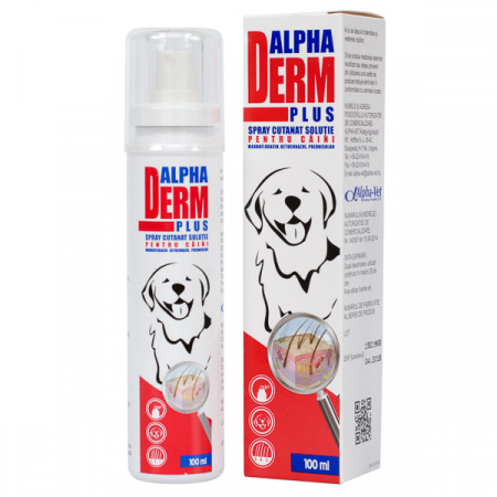 Afectiuni dermatologice - Alphaderm Plus Spray - 100 ml