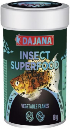 PESTI - Hrana pesti  Dajana Insect Superfood Vegetable Flakes, 18g