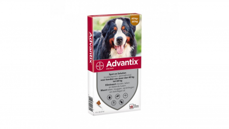 Antiparazitare interne si externe - Advantix 600mg Caini (40 - 60 kg), 1 pipeta