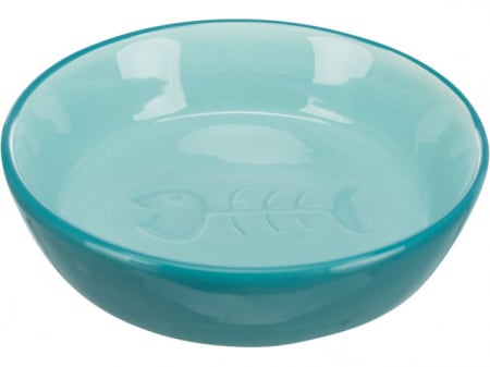 Castroane apa/mancare - Castron Ceramic Pentru Pisici, 0.2 l/13 cm, Diferite Culori, 24492