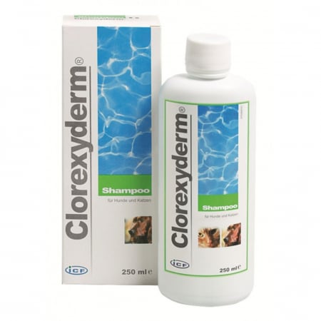 Igiena si ingrijire pisici - Clorexyderm Sampon 4%, 250 ml