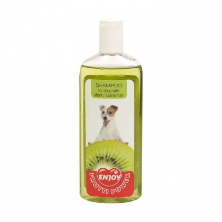 Igiena si ingrijire caini - Enjoy Fruitti Short Hair Kiwi, 300 ml