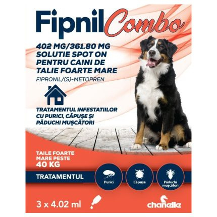 Antiparazitare interne si externe - FIPNIL COMBO DOG XL >40KG , 1 pipeta