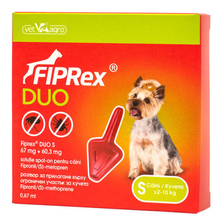 Suplimente caini - Fiprex Duo S Dog x 1 pipeta
