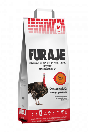 Hrana pasari - FURAJ COMPLET PENTRU CURCI CREȘTERE/ GRANULAT 5KG