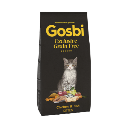 PISICI - Gosbi Exclusive Grain Free Kitten - hrana uscata fara cereale pentru pui de pisica 2kg