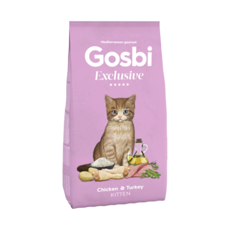 PISICI - Gosbi Exclusive Kitten - hrana uscata pentru pui de pisica 6kg