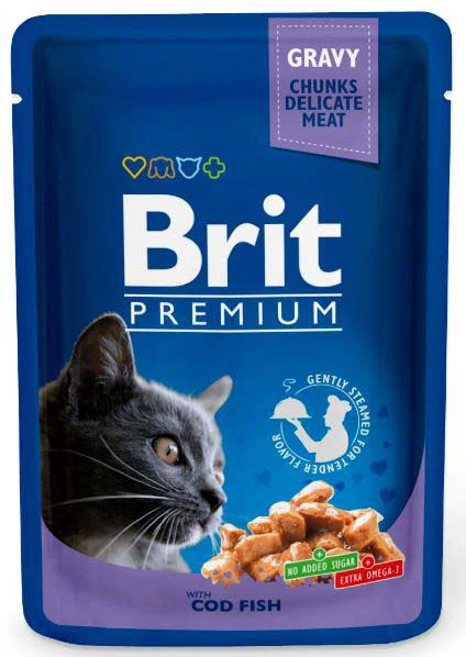 Hrana umeda pisici - Hrana umeda pentru pisici Brit Premium Cod 100g