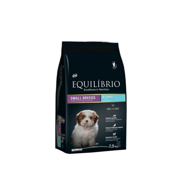 CAINI - Hrana uscata pentru caini Equilibrio Puppy, talie mica, 7,5kg