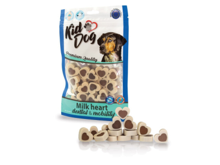 Recompense caini - KidDog Inimi de Vanilie cu Carne de Rata, 80 g