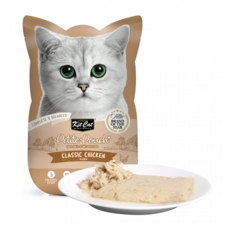 Hrana umeda pisici - Kit Cat Petite Pouch, pui, 70g