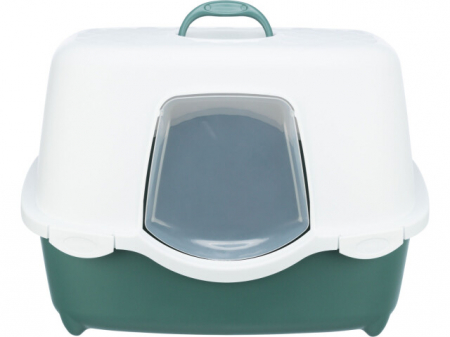 Accesorii pisici - Litiera Berto Davio Top, Cu Capac Si Filtru De Carbon, 56 x 39 x 39 cm