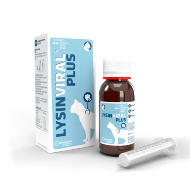 Suplimente imunitate pisici - LYSIN VIRAL 1 x 50 ml -   Supliment nutritional pentru pisici, gel apetent pentru administrare pe cale orala.