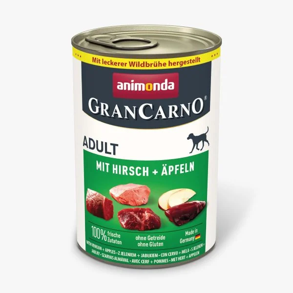 CAINI - Hrana umeda pentru caini GranCarno Adult CAPRIOARA – MAR 400G