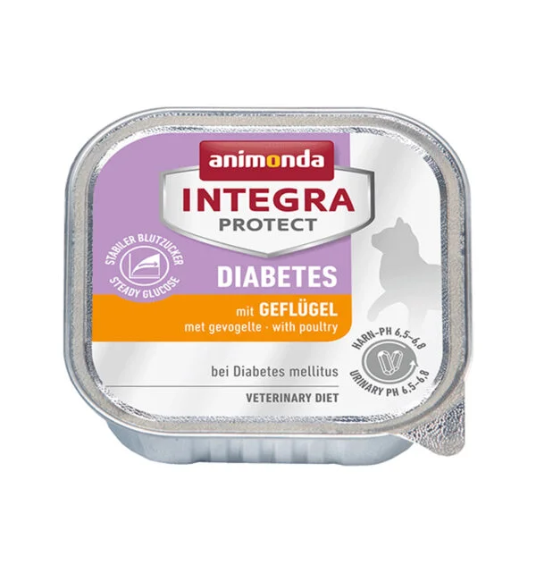 PISICI - Hrana umeda pentru pisici Integra Protect Diabetic Pasare 100gr
