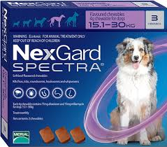 Suplimente caini - Nexgard Spectra L (15-30 kg), 3 comprimate