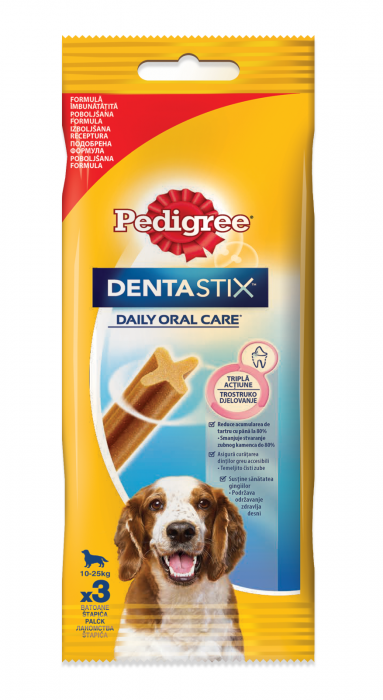 Recompense caini - Pedigree Dentastix Talie Mediu 3 buc, 77g