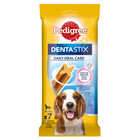 Recompense caini - Pedigree Dentastix Talie Mediu 7 buc, 180g