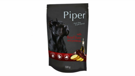 Hrana umeda caini - Piper Adult, ficat de vita si cartofi, 500g