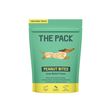 CAINI - Recompensa functionala The Pack Peanut Bites 100 gr