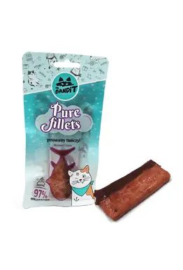 Recompense pisici - Recompense pentru pisici Mr. Bandit CAT Pure Fillets, ton la abur, 30 g