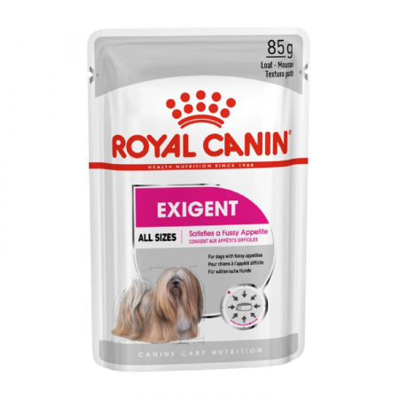 Hrana umeda caini - Royal Canin Exigent Adult, hrana umeda pentru caini, pate, 85g