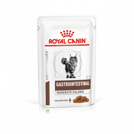 Hrana umeda pisici - Royal Canin Gastrointestinal Moderate Calorie Cat, hrană umedă, 85g