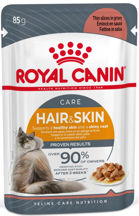 Hrana umeda pisici - Royal Canin Hair&Skin Care Cat, hrană umedă, 85g