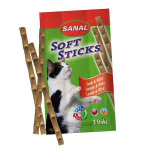 Recompense pisici - Sanal Sticks Lamb and Rice 3 stick 15 g