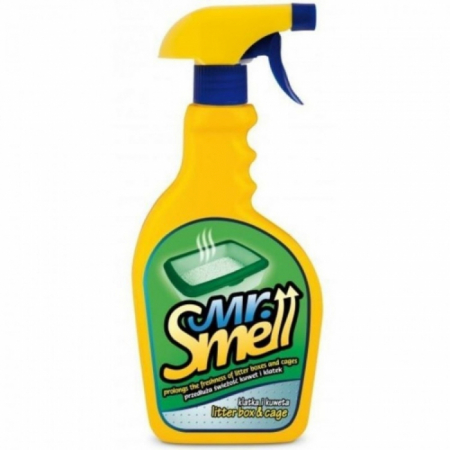 Solutii atractante si repelente - Solutie curatare pete animale, Mr. Smell, Cusca prelungeste prospetimea asternutului, Litiera 500 ml