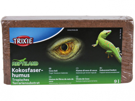 Igiena reptile - Substrat Tropical Pentru Terariu, Sol De Cocos Presat, 9 l