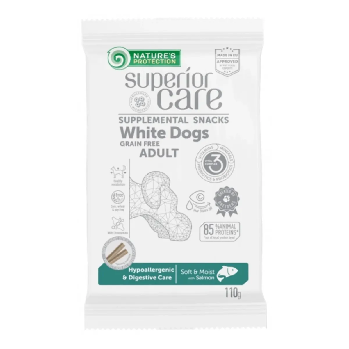 Recompense caini - Superior Care Hypoallergenic & Digestive Care with Salmon (110g)