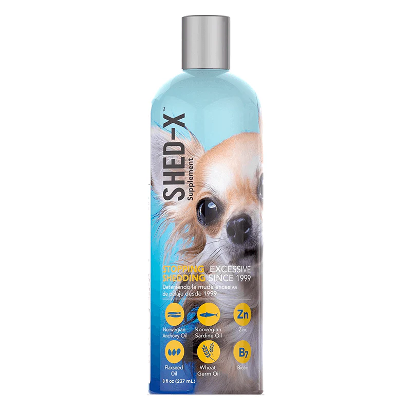 Suplimente vitamino-minerale - Supliment Anti Naparlire pentru Caini Shed-X, Synergy Labs, Talie Mica, 237 ml