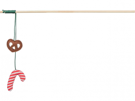 Accesorii pisici - Trixie Jucarie Xmas Undita Candy Cane, 48 cm
