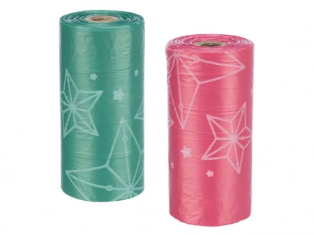 Igiena spaţiilor interioare/exterioare - Trixie Pungi Igienice, Xmas, 8 role/20 buc