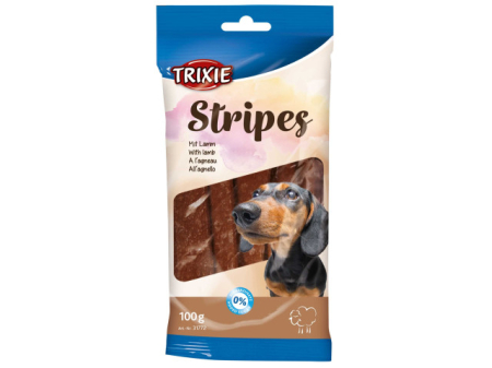 Recompense caini - Trixie Recompense Pentru Caini, Batoane Moi Stripes Cu Miel, 10 buc/100 g