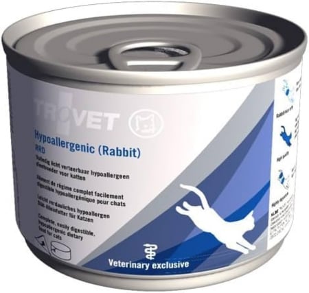 Hrana umeda pisici - Trovet Cat Conserva Hypoallergenic cu iepure, 200g