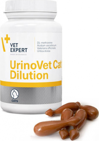 Afectiuni renale/urinare - UrinoVet Cat Dilution Twist Off, VetExpert, 45 capsule