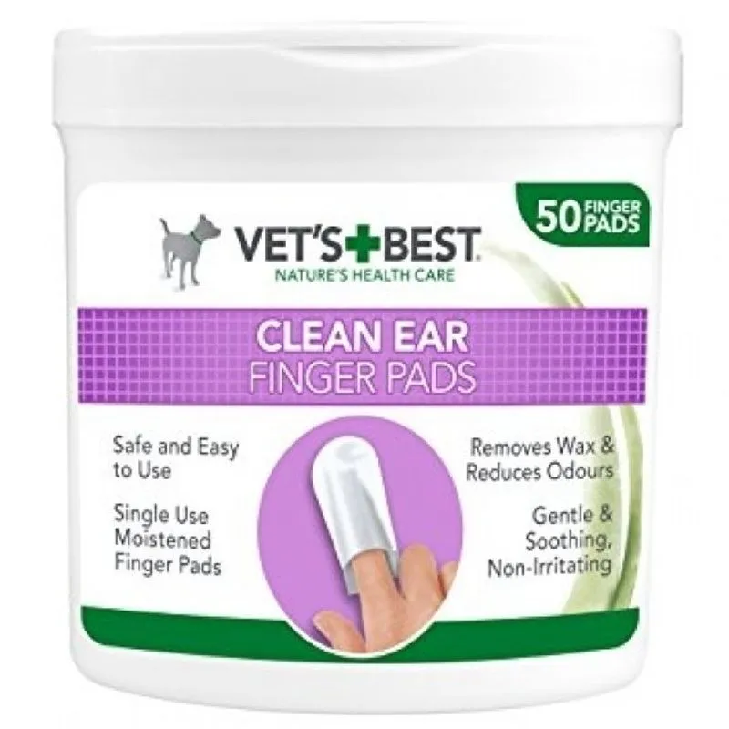 Servetele umede - Vet's Best Ear Wipes, 50 bucati