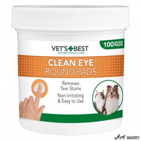 Servetele umede - Vet's Best Eye Wipes, 100 bucati