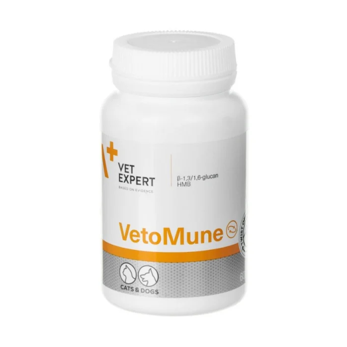 Suplimente pisici - VetoMune 120 mg - 60 capsule