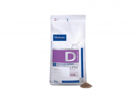 Hrana uscata caini - Virbac HPM Dog Dermatology Support 12kg