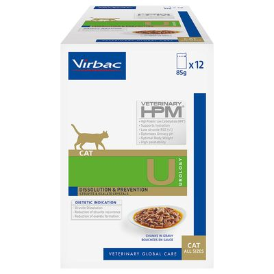 Hrana umeda pisici - Virbac Veterinary Cat Urology Dissolution & Prevention 12 x 85 g
