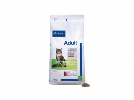 Hrana uscata pisici - Virbac Veterinary HPM Adult Neutered & Entire Cat 12kg