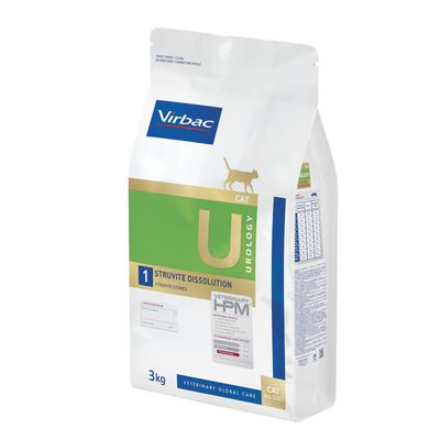 Hrana uscata pisici - Virbac Veterinary HPM Cat Urology Struvite Dissolution U1 3 kg