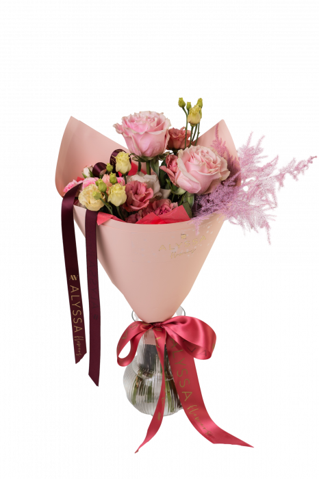Buchet Mix de Flori "Rosy" [3]