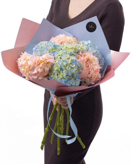 Buchet 7 fire Mix Hortensie [2]